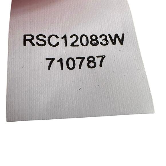 Rio & Rian V-Neck Textured Boho Minimalist WMNS 3X Plus White Loose Fit Shirt - Picture 8 of 8